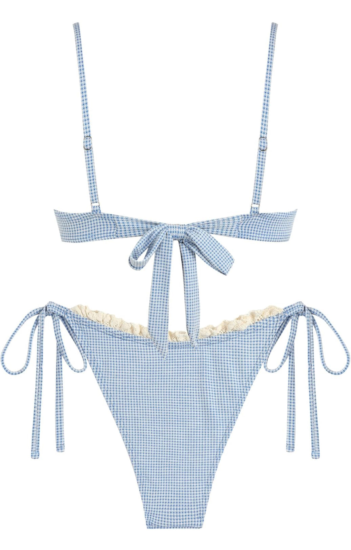 Gingham & Lace Bikini