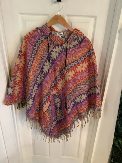 AlaskiWear Adult Blanket Poncho Long