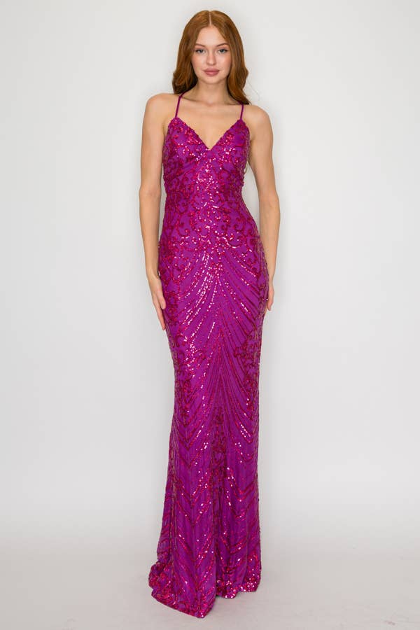 Crossed Back Maxi Dress