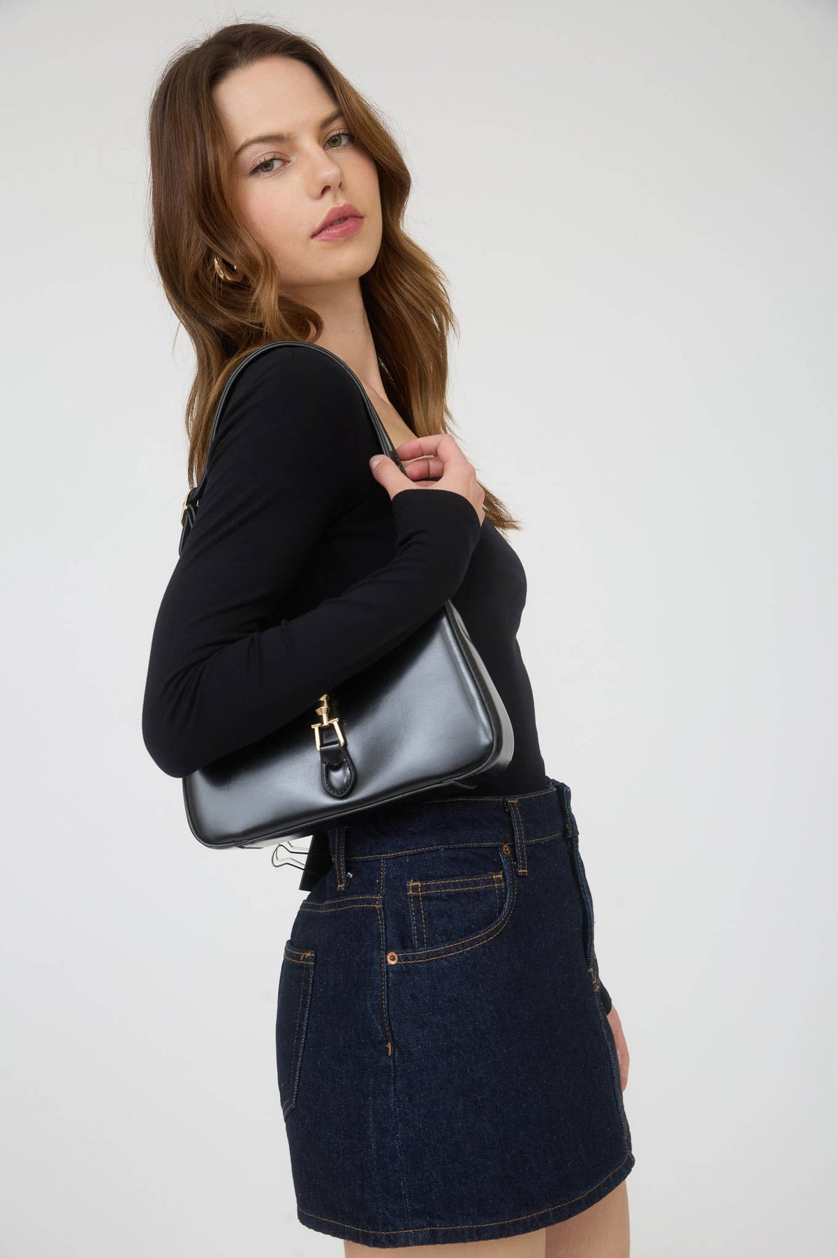 Square Neck Ruched Top-Shirts & Tops-The Workshop Studio-Bottoms Up Boutique
