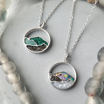 Open Sky Mountain Pendent Necklace