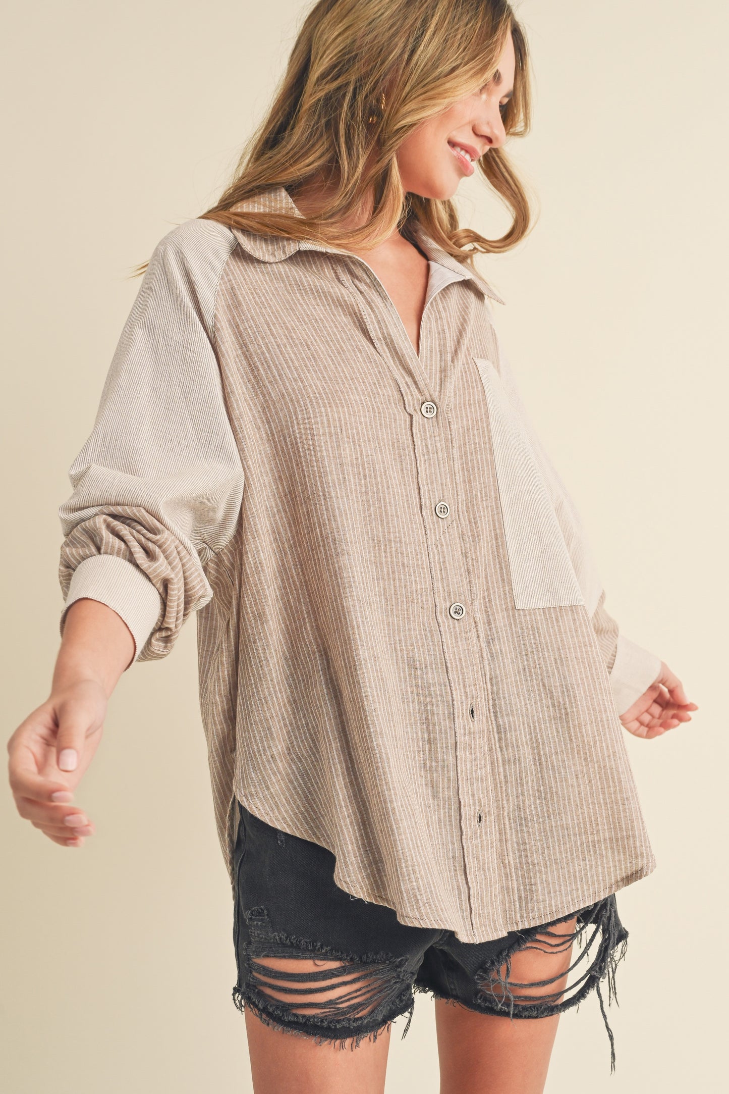 Shia Button Down