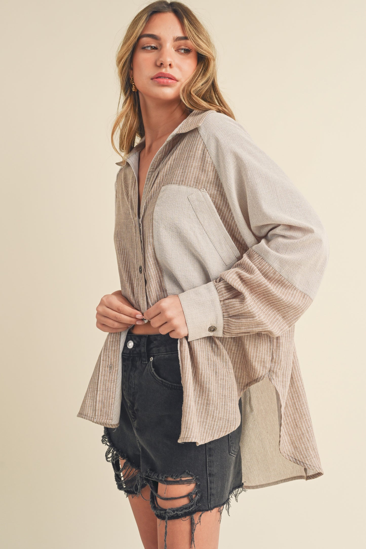 Shia Button Down