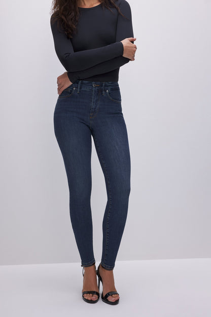 Good Legs Skinny Dark Blue-Bottoms-Bottoms Up Boutique-Anchorage AK