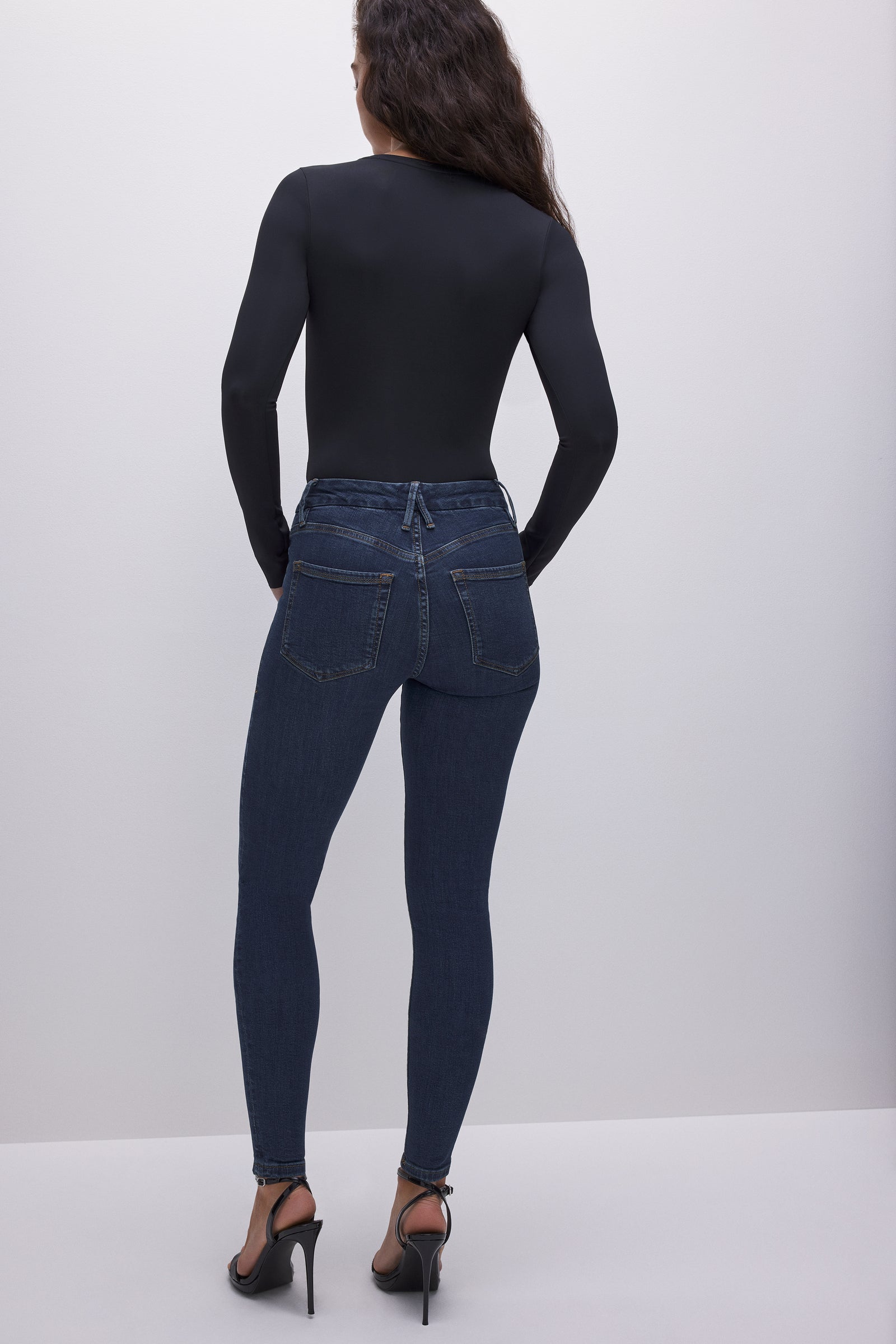 Good Legs Skinny Dark Blue-Bottoms-Bottoms Up Boutique-Anchorage AK