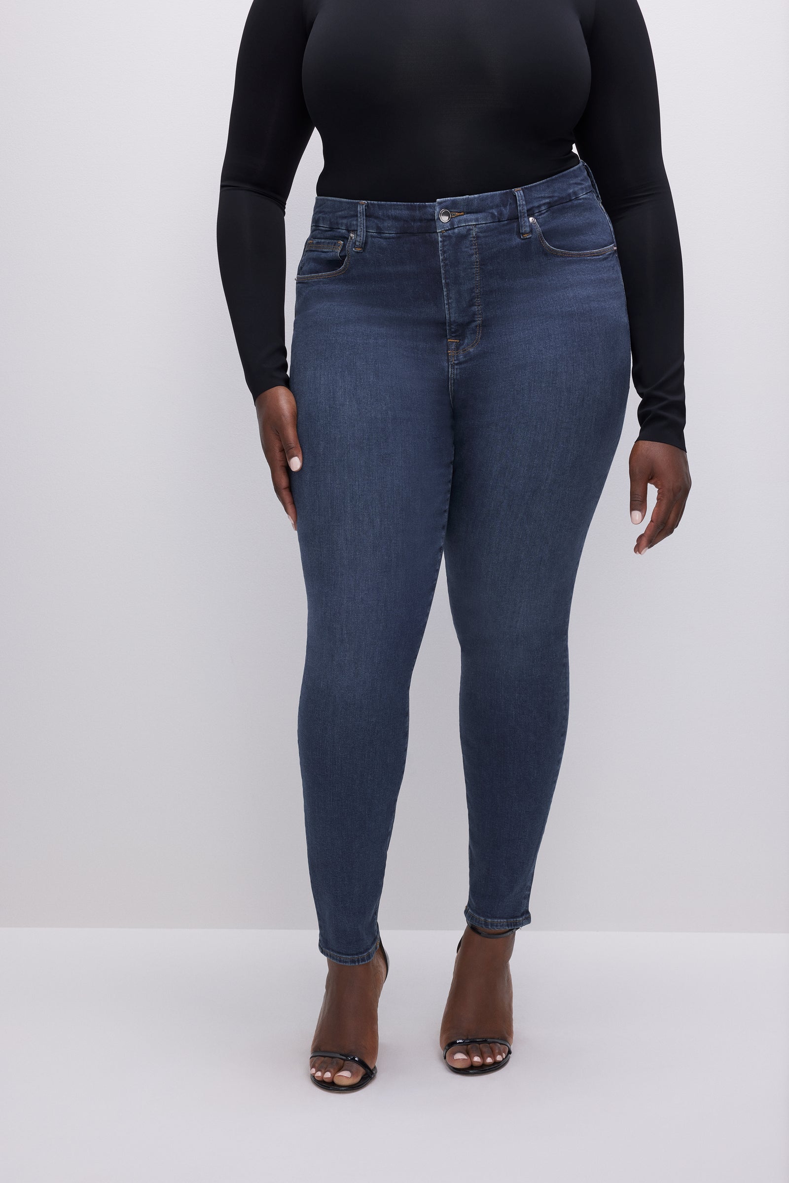 Good Legs Skinny Dark Blue-Bottoms-Bottoms Up Boutique-Anchorage AK