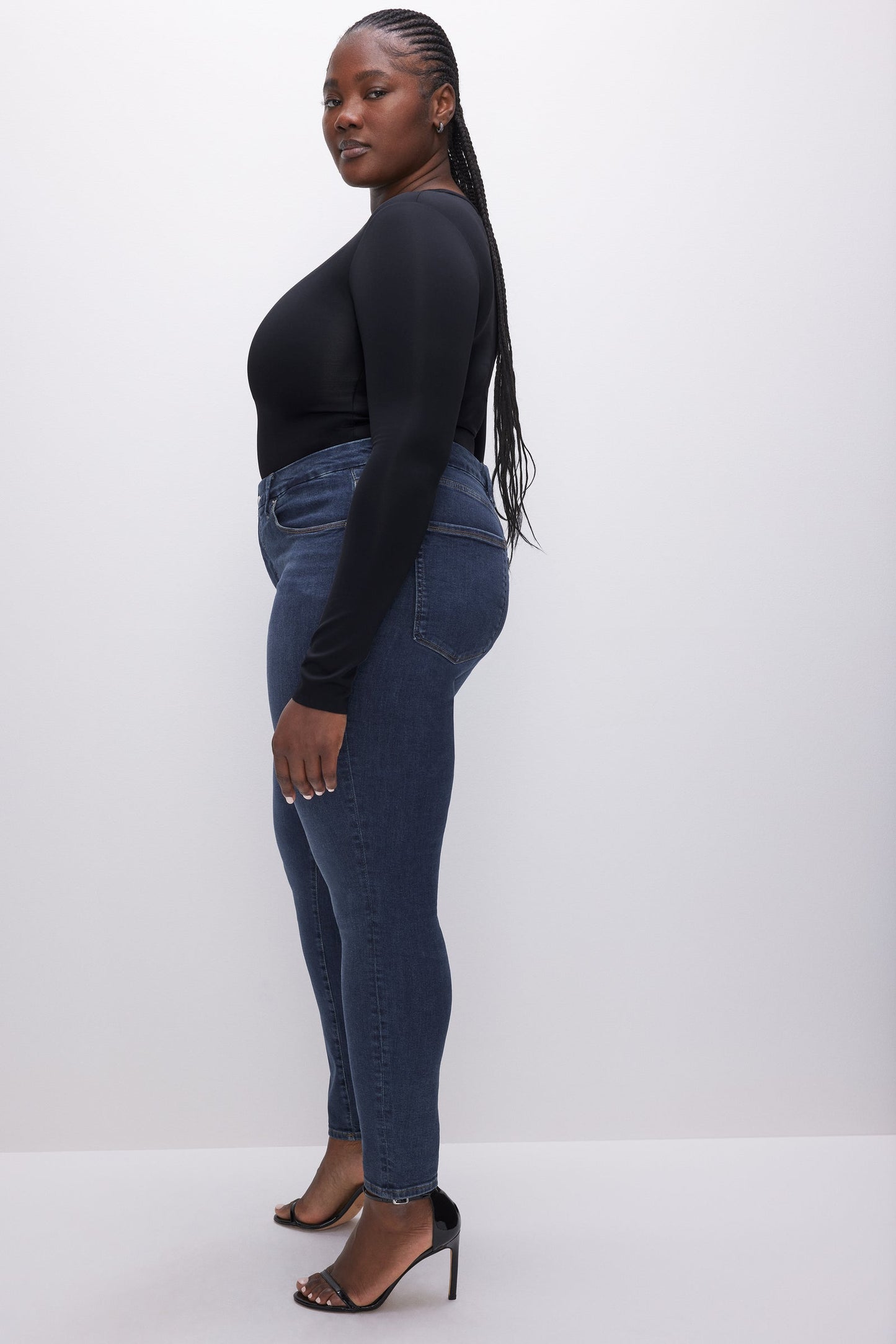 Good Legs Skinny Dark Blue-Bottoms-Bottoms Up Boutique-Anchorage AK