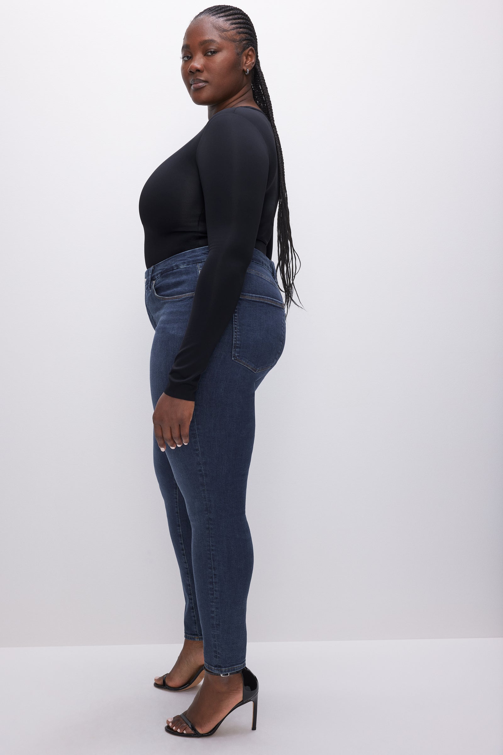 Good Legs Skinny Dark Blue-Bottoms-Bottoms Up Boutique-Anchorage AK