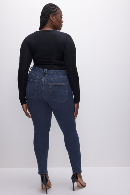 Good Legs Skinny Dark Blue-Bottoms-Bottoms Up Boutique-Anchorage AK