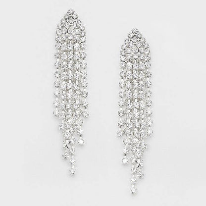 Crystal Fringe Earrings