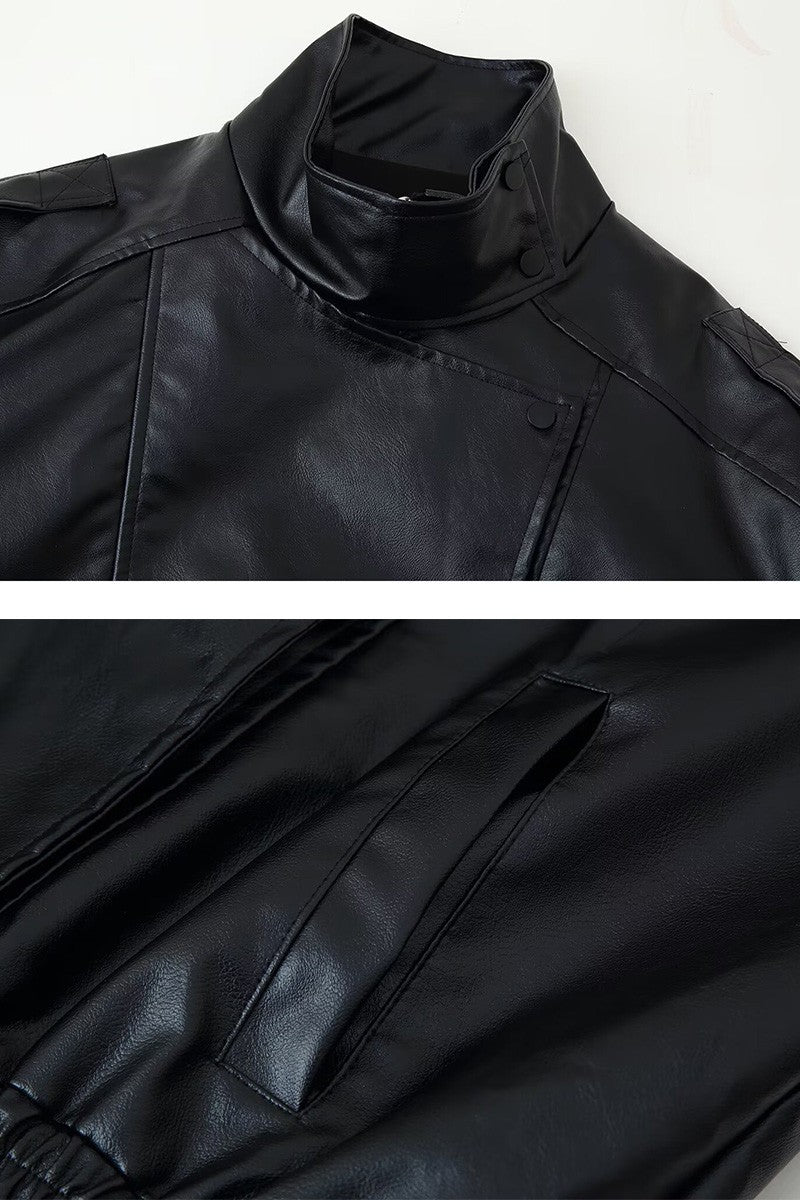 Faux Leather Jacket