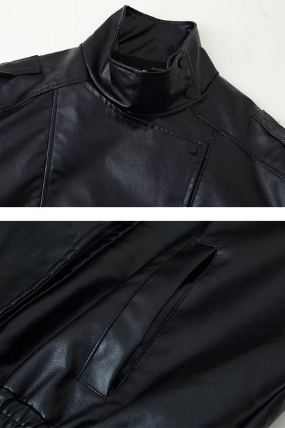 Faux Leather Jacket