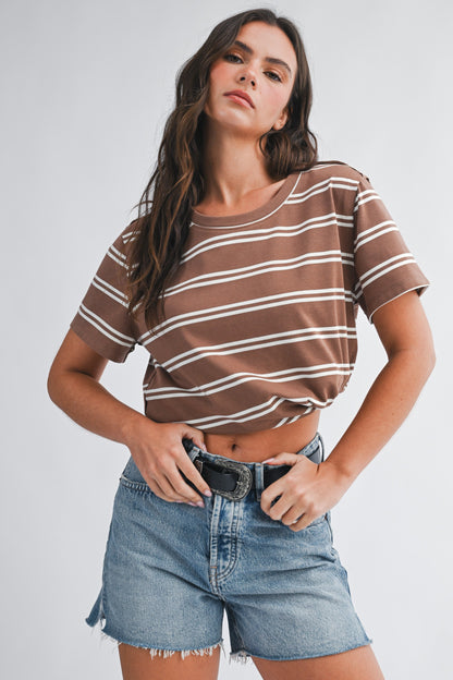 Striped Boxy Short Sleeve