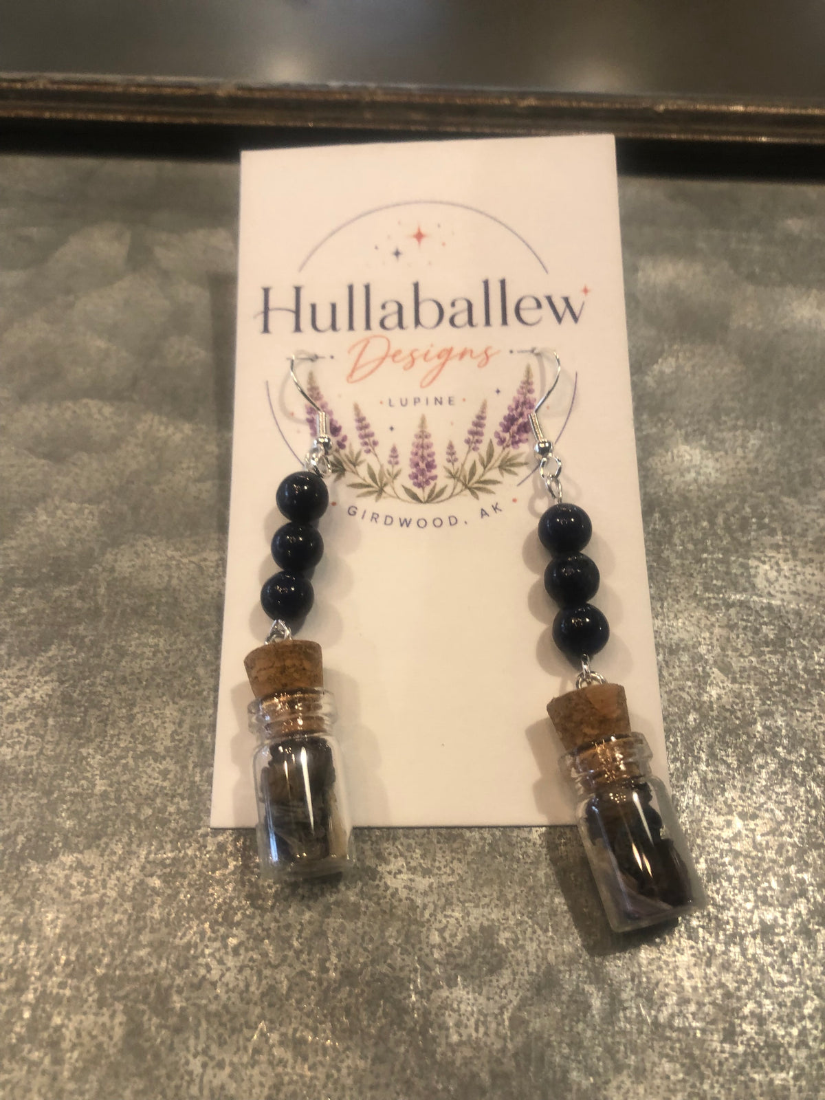 Short Alaskan Wildflower Earrings
