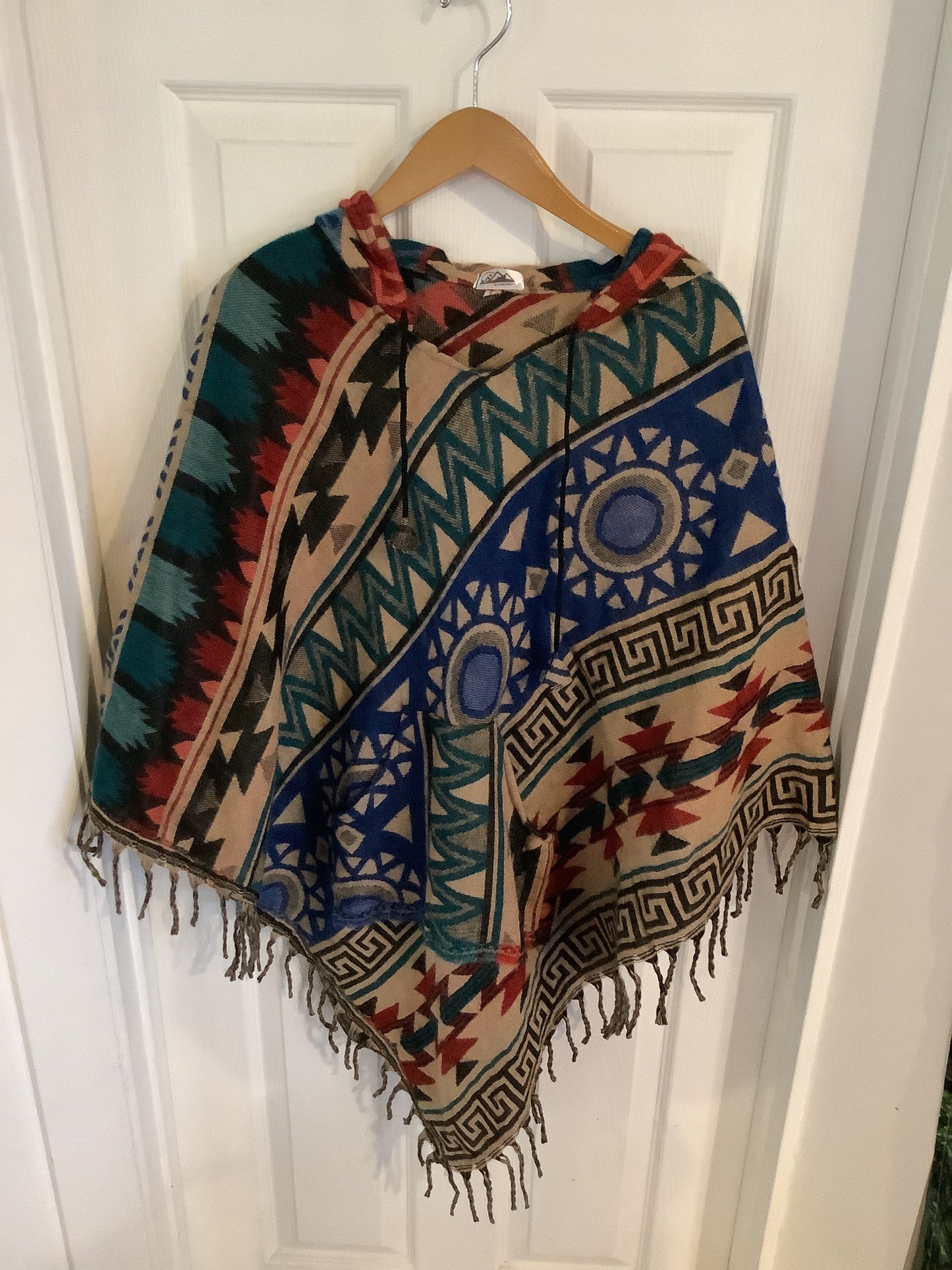 AlaskiWear Adult Blanket Poncho Long