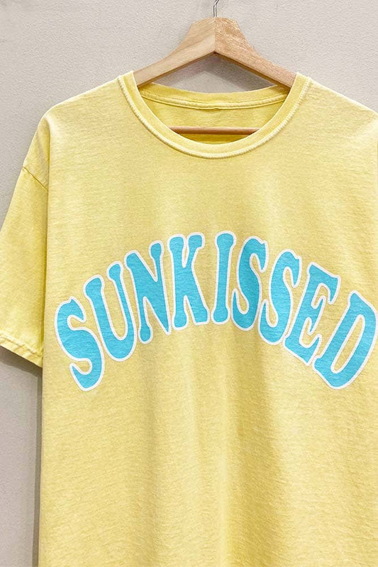 Sunkissed Oversized Graphic T-Shirts & Tops-Bottoms Up Boutique-Anchorage AK
