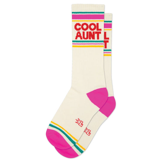 Gumball Poodle - Cool Aunt Gym Crew Socks-socks-Bottoms Up Boutique-Anchorage AK