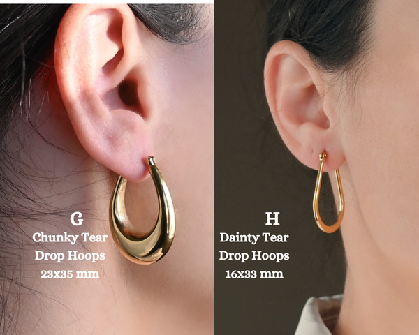 Gold Hoop Earrings