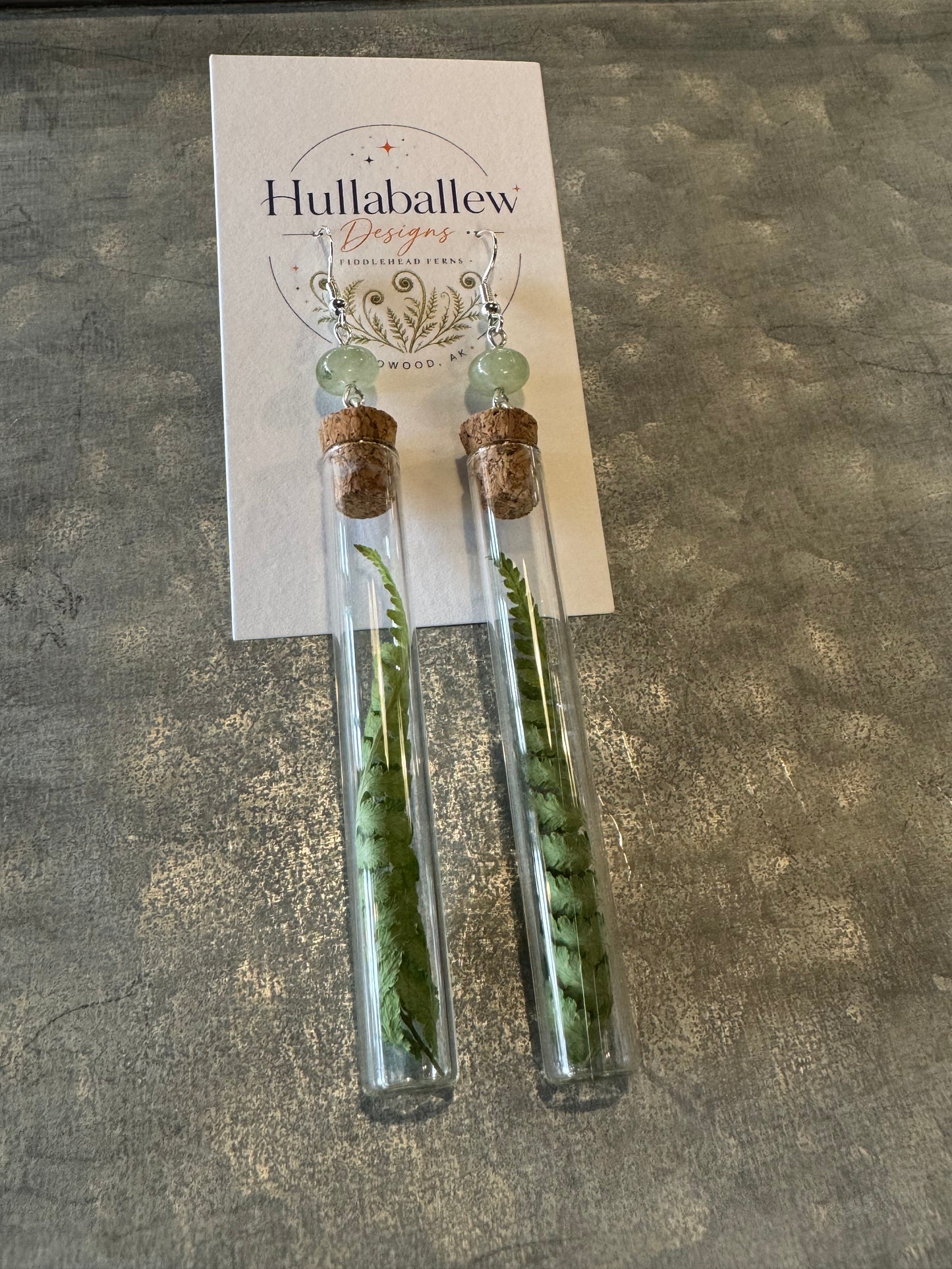 Long Alaskan Wildflower Earrings