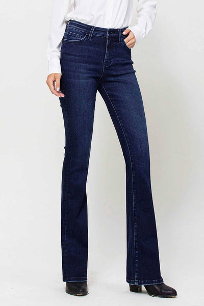 High Rise Super Soft Mini Flare Jeans