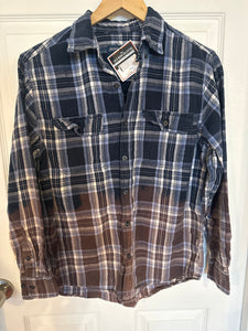 Blue/Taupe Flannel - S