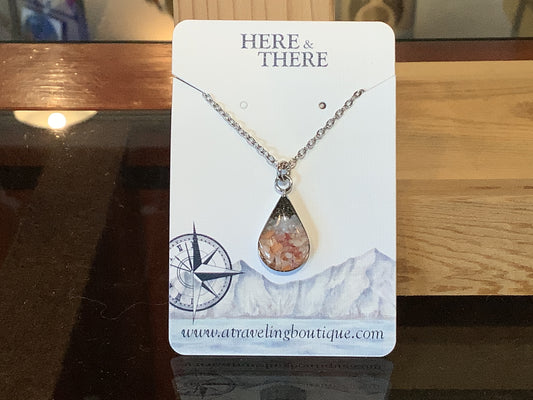 Tear Drop Pendent Necklace