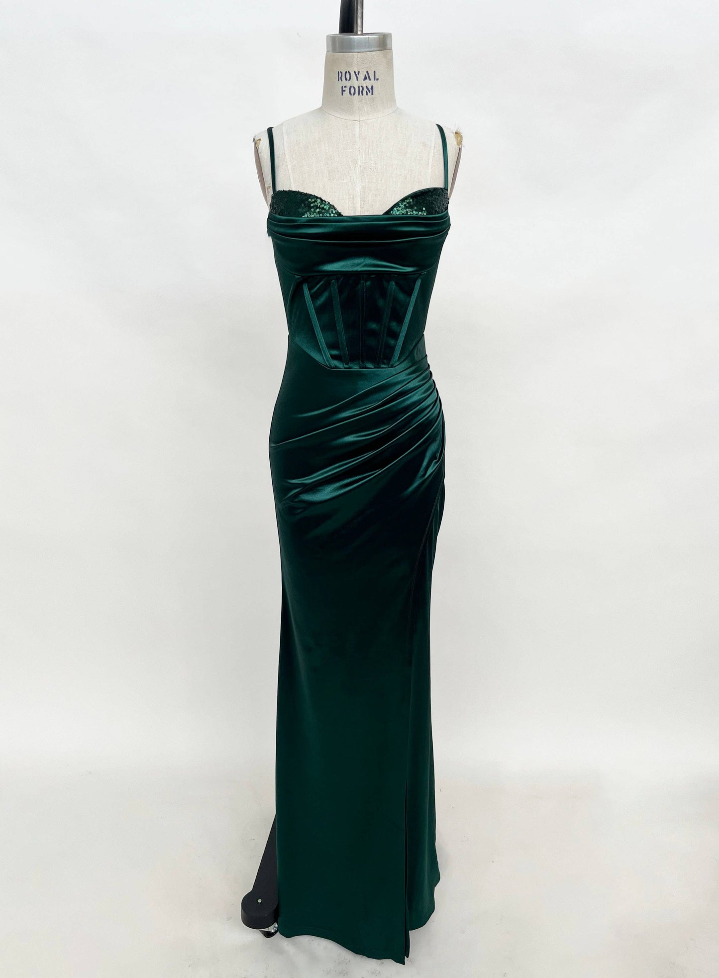 Hunter Sequin Satin Dress