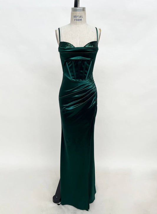 Hunter Sequin Satin Dress