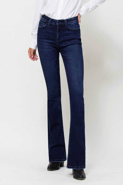 High Rise Super Soft Mini Flare Jeans