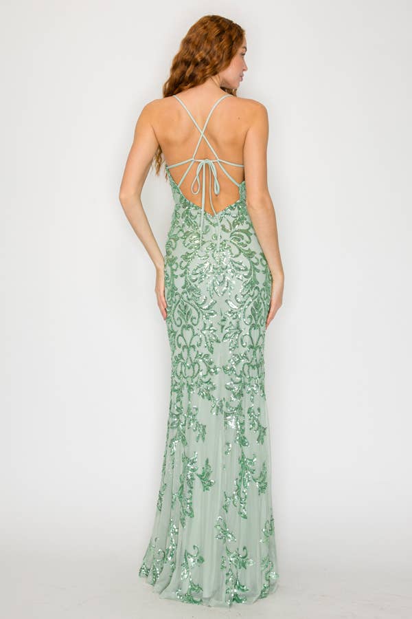 Criss Cross Maxi Dress