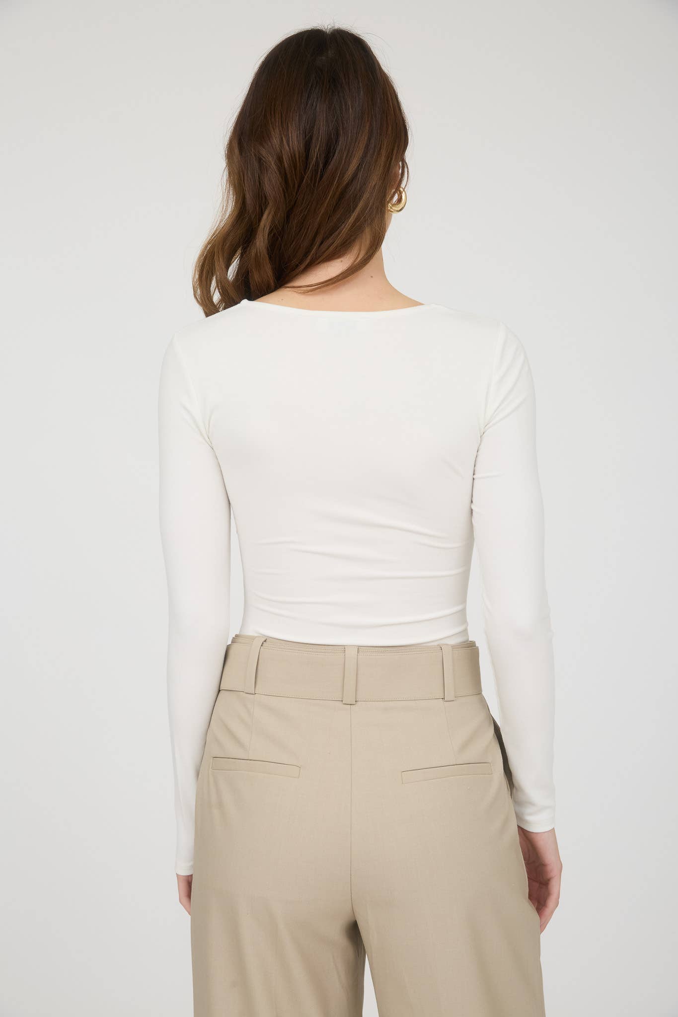 Square Neck Long Sleeve