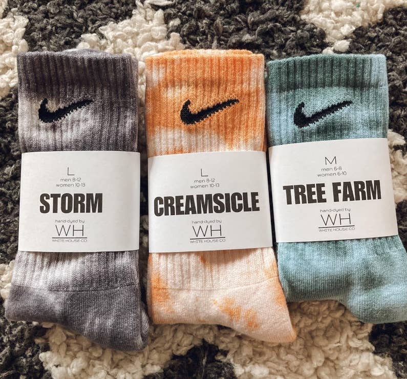 Tie Dye Crew Socks