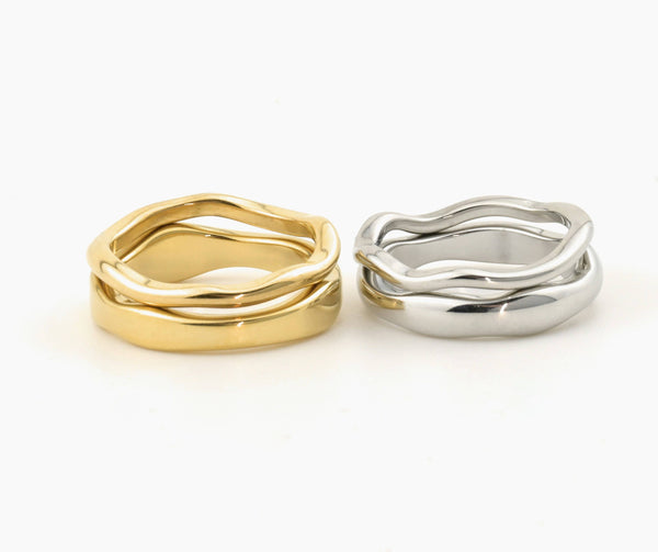 Wave Ring Set