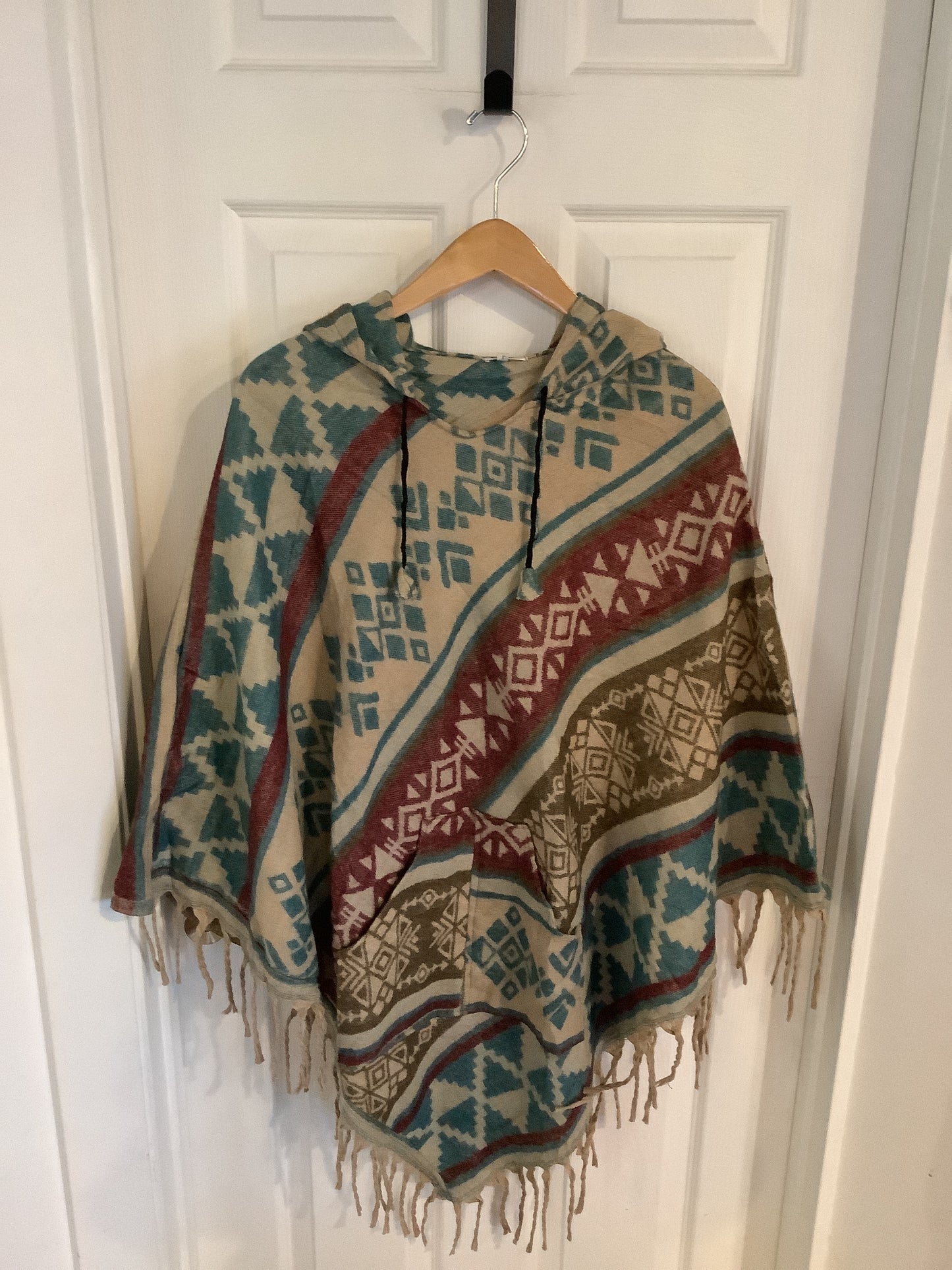 AlaskiWear Adult Blanket Poncho Long