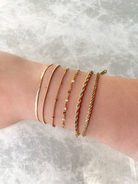 Dainty Gold Bracelets