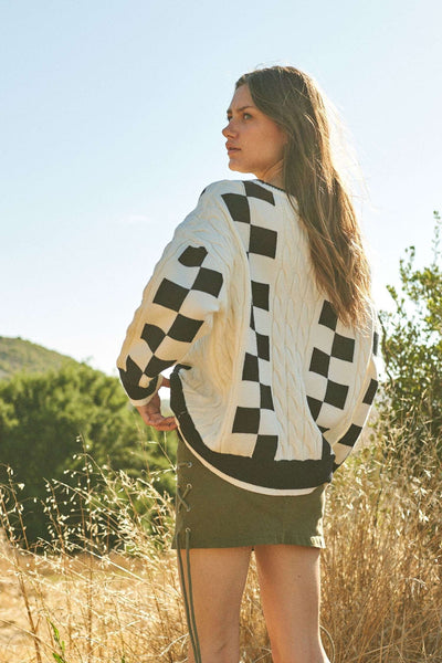 Crew Checkered Sweater