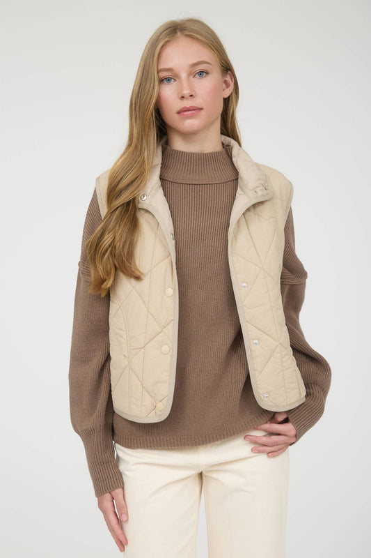 Quilted Puffer Vest