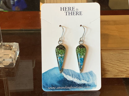 Sand Dagger Drop Earrings