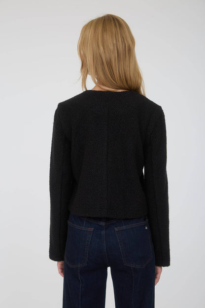 Button Down Tweed Jacket