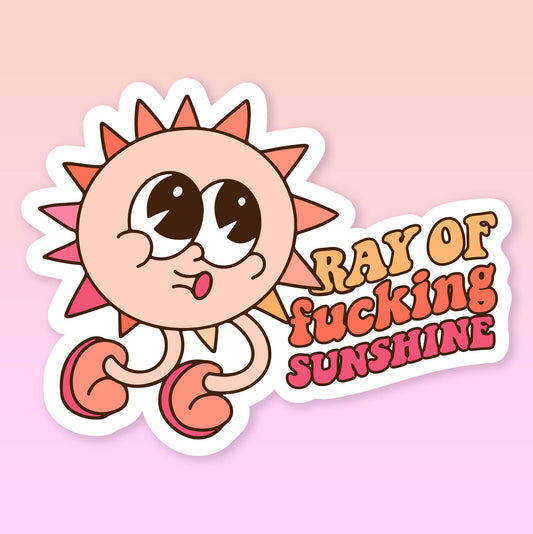 Ray of Sunshine Sarcastic Sticker