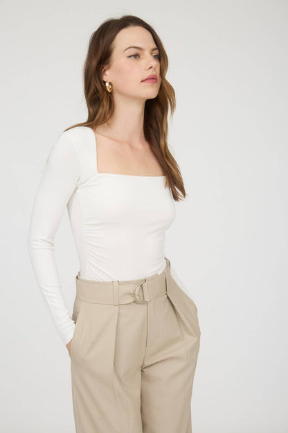 Square Neck Long Sleeve