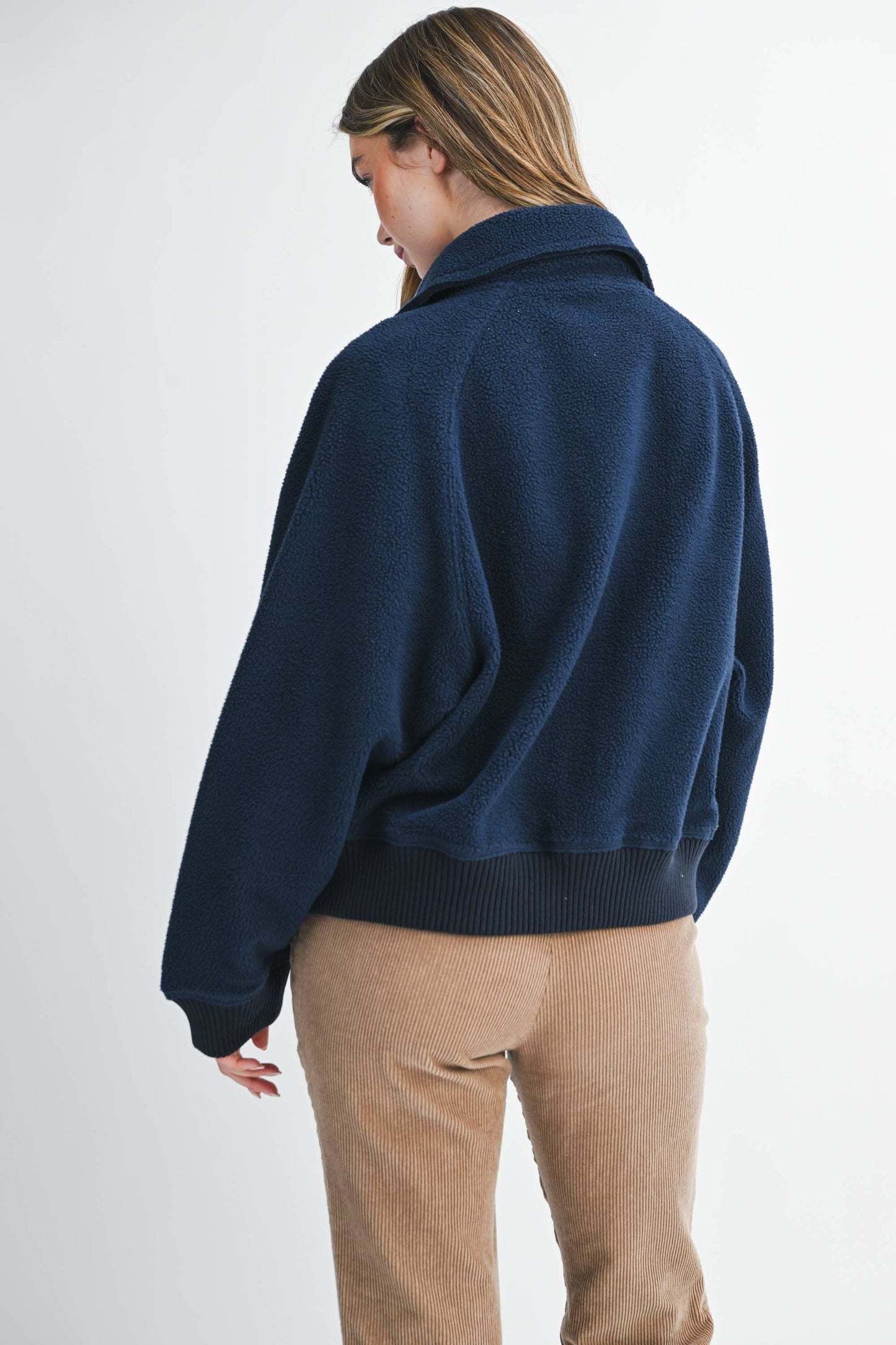 Button-Up Sherpa Jacket