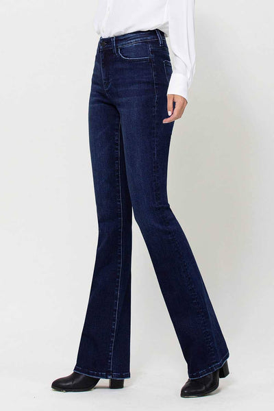 High Rise Super Soft Mini Flare Jeans