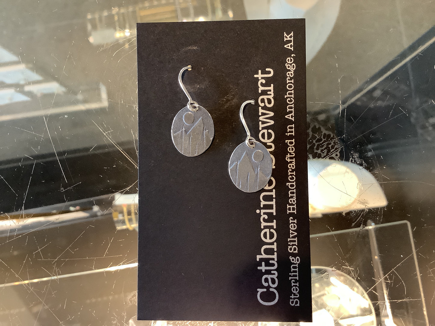 Moon/Mountain Earrings
