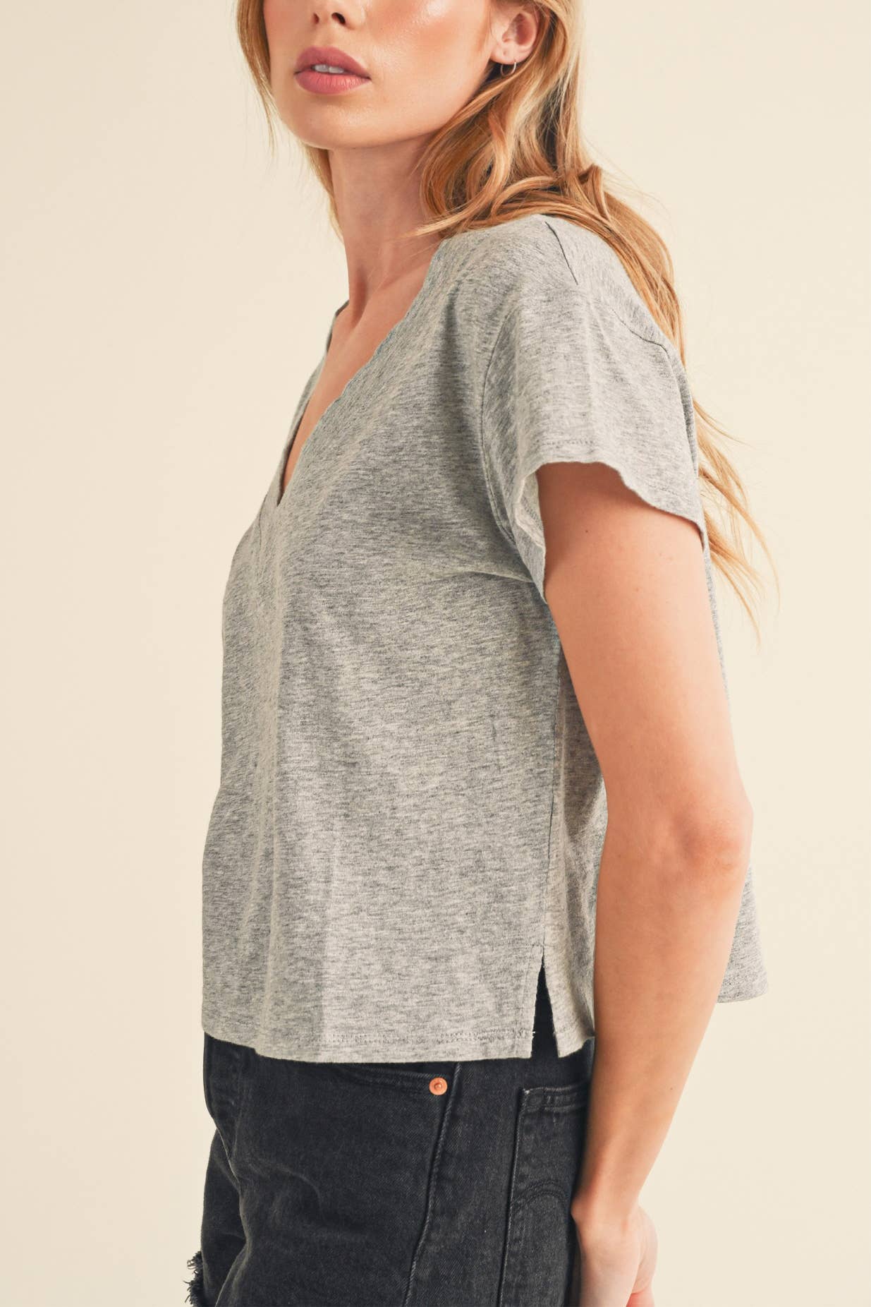 V-Neck Baby Top Tee
