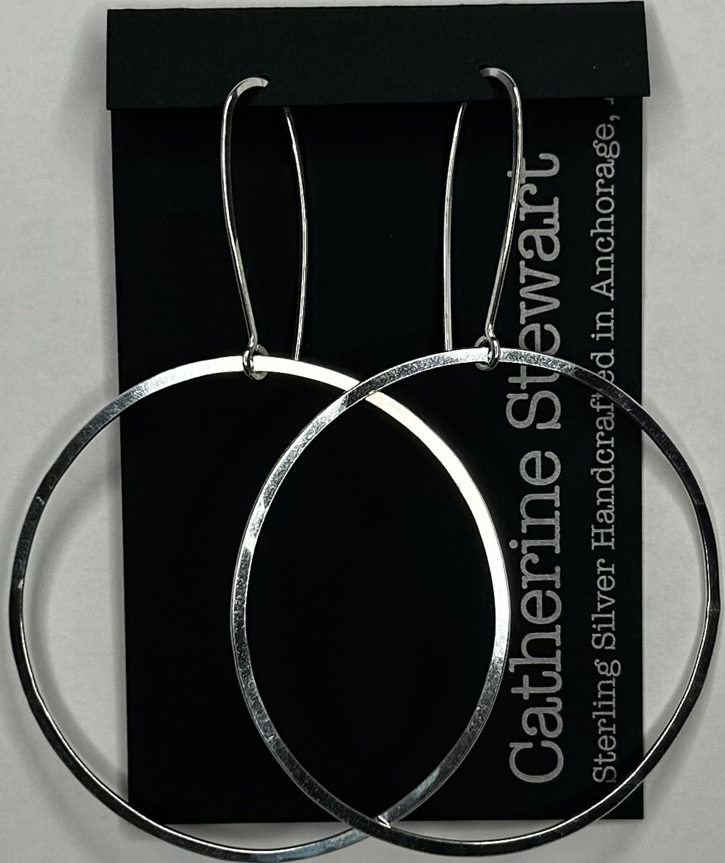 XL Circle Flat Earring