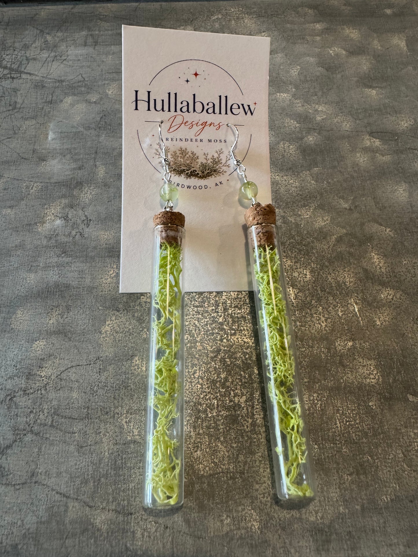 Long Alaskan Wildflower Earrings
