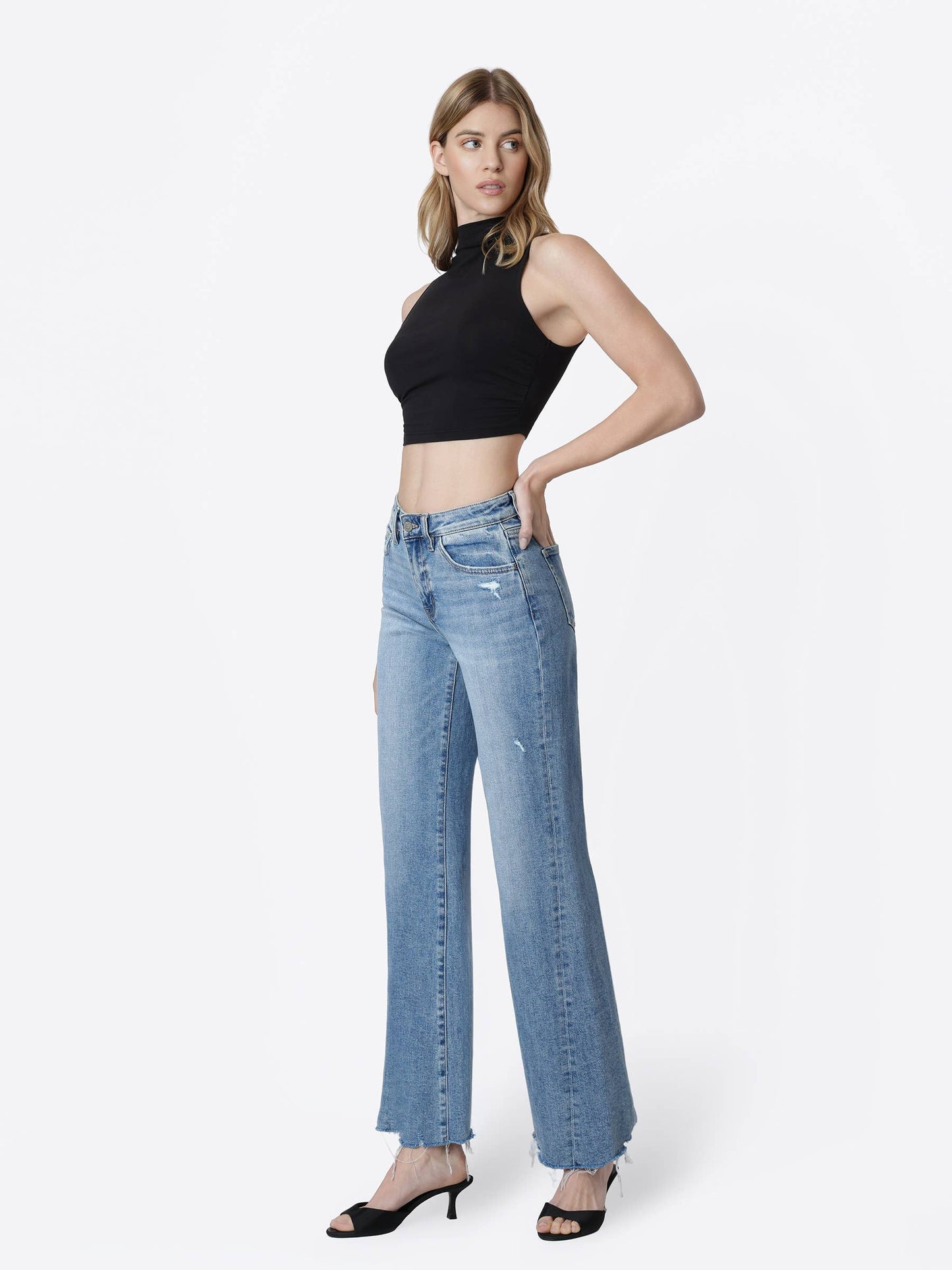 High Rise Vintage Flare