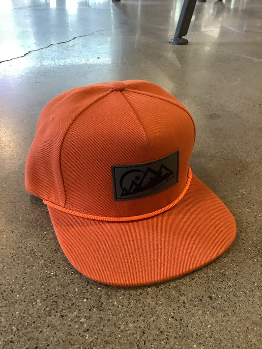 Adult Alaskiwear Hat - Orange w/ Grey Patch