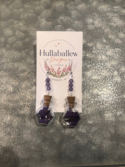 Short Alaskan Wildflower Earrings